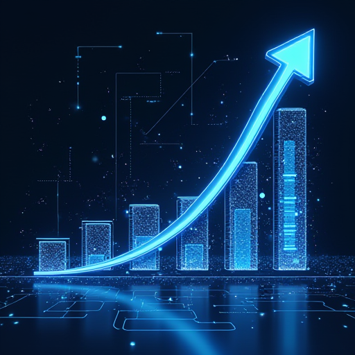 AI arama teknolojilerinin büyüme trendi grafiği