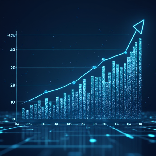 AI arama teknolojilerinin büyüme trendi grafiği