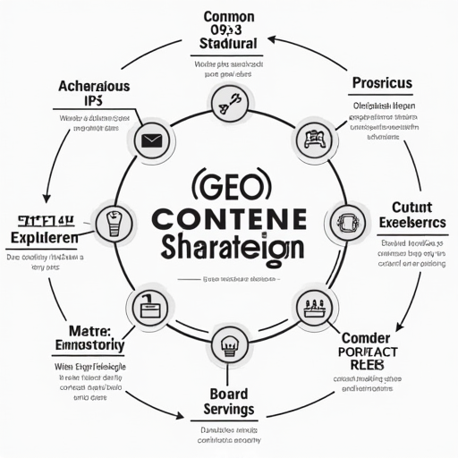 GEO içerik stratejisi hatalarını gösteren bir diyagram