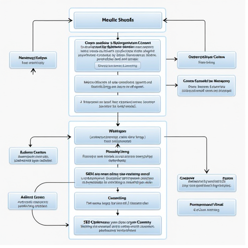 GEO içerik stratejisi akış diyagramı