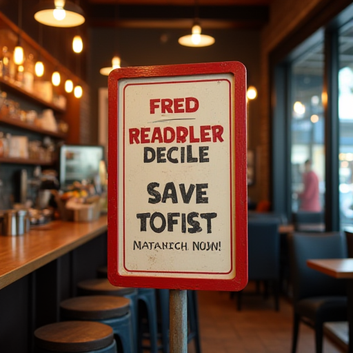 Yakın müşterilere özel teklifler sunan bir restoran